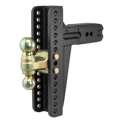 Curt Adjustable Channel Mount with Dual Ball and 3" Shank - 45928